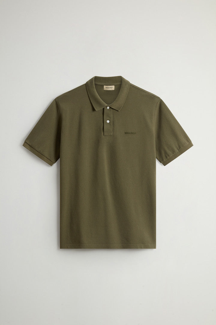Pure Cotton Pique Polo (Bright White) - Detail View 13