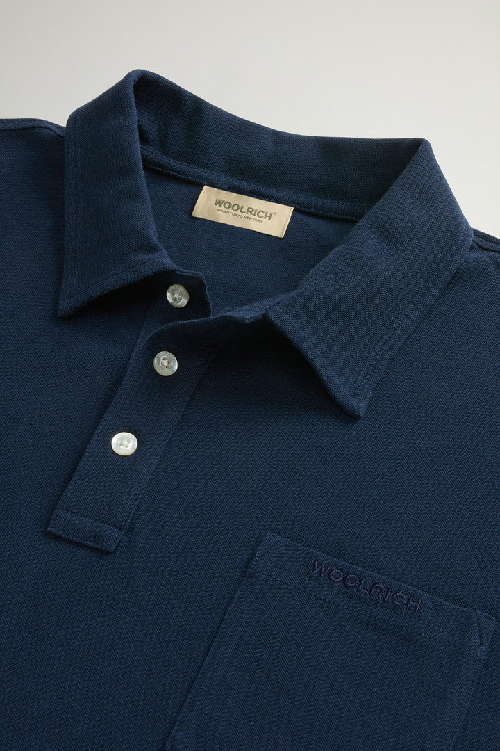 Ice Cotton Polo (Dream Blue) - Detail View 5