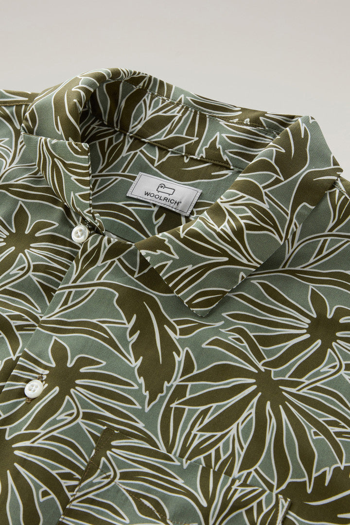 Shirt with Tropical Print (Tropical Sage) - Detail View 2