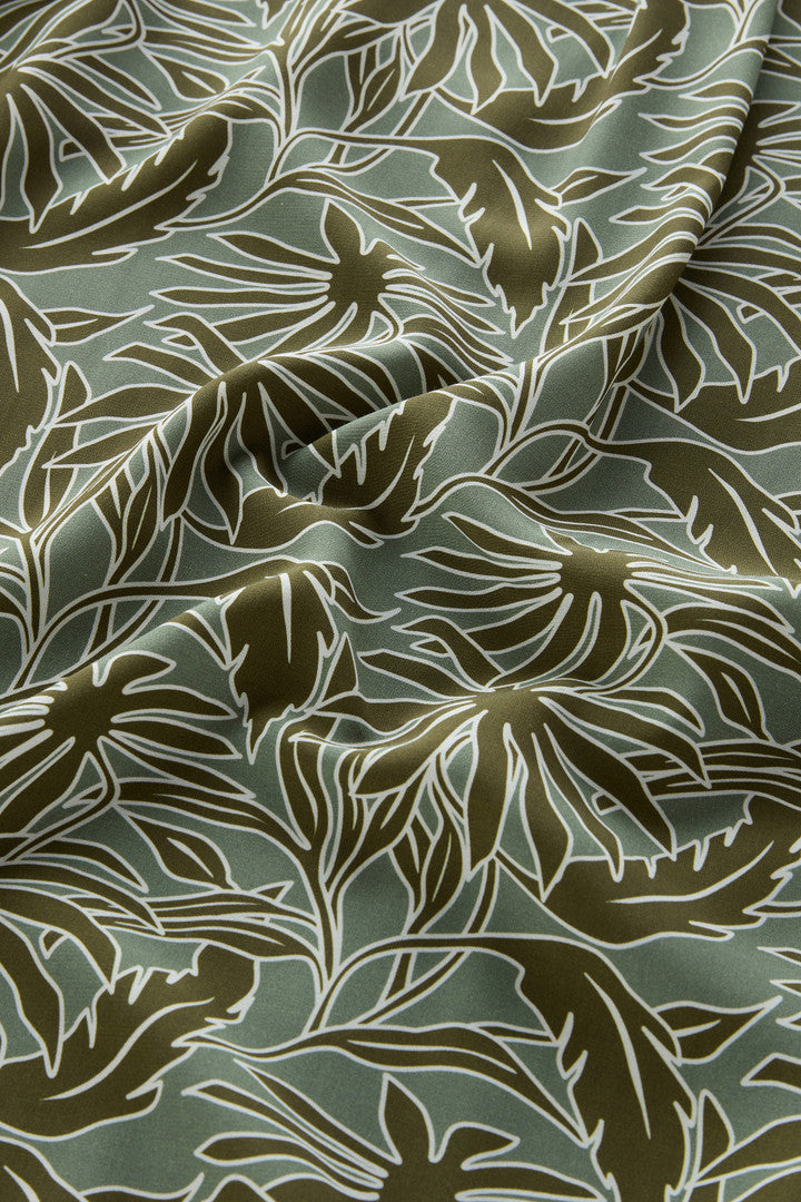Shirt with Tropical Print (Tropical Sage) - Detail View 4