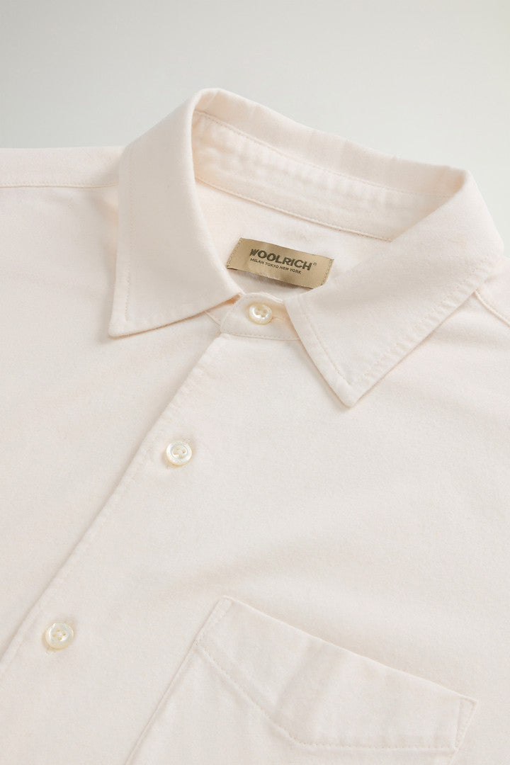 Shirt in Pure Cotton Jersey (Melton Blue) - Detail View 6