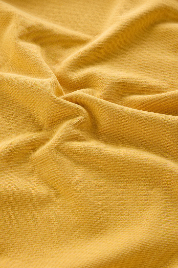 Garment-Dyed 1830 Hoodie in Pure Cotton (Golden Glow) - Detail View 3