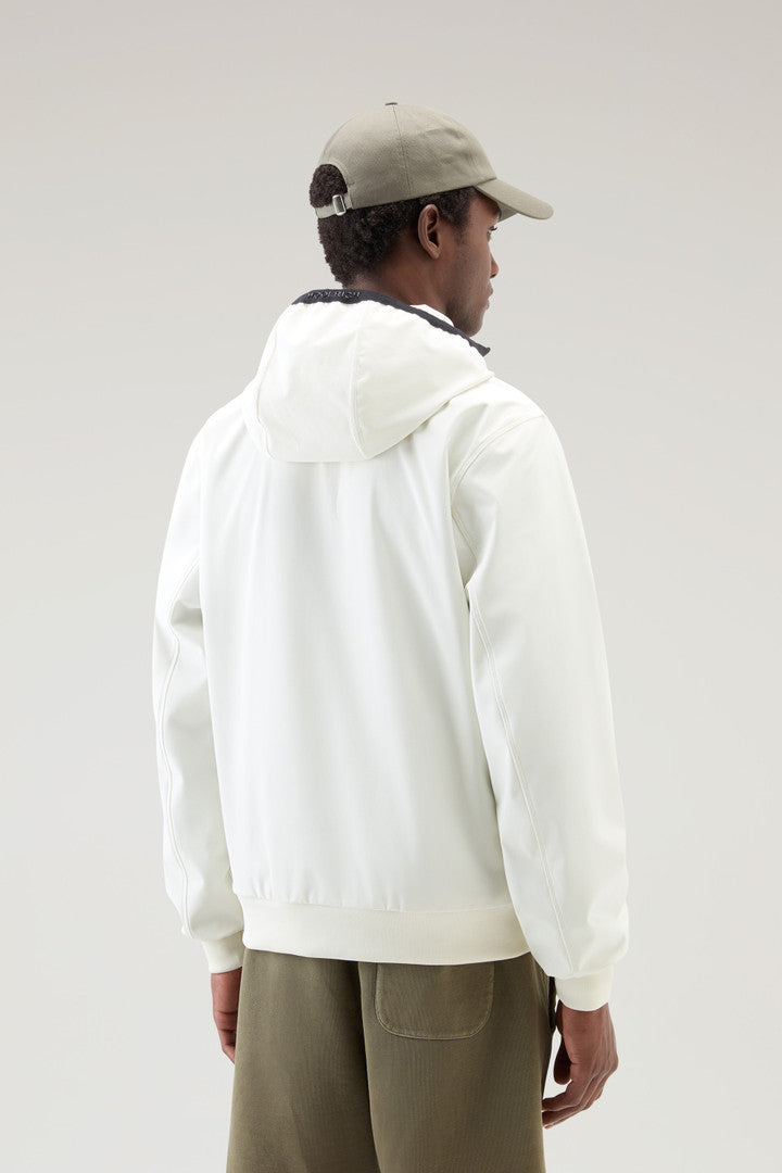 Softshell Hooded Jacket (Melton Blue) - Detail View 5