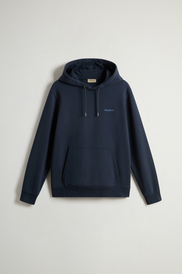 Pure Cotton Hoodie with Back Print (Greenstone) - Detail View 5