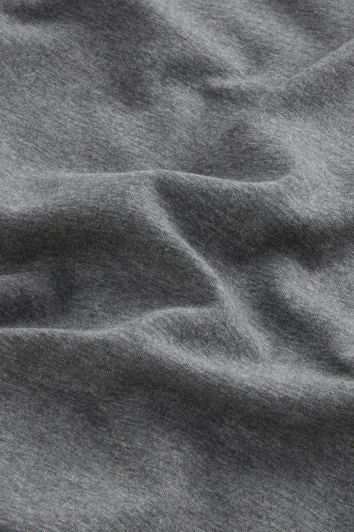 Full-Zip High Neck Sweatshirt in Cotton-Blend Interlock with Logo (Black) - Detail View 6