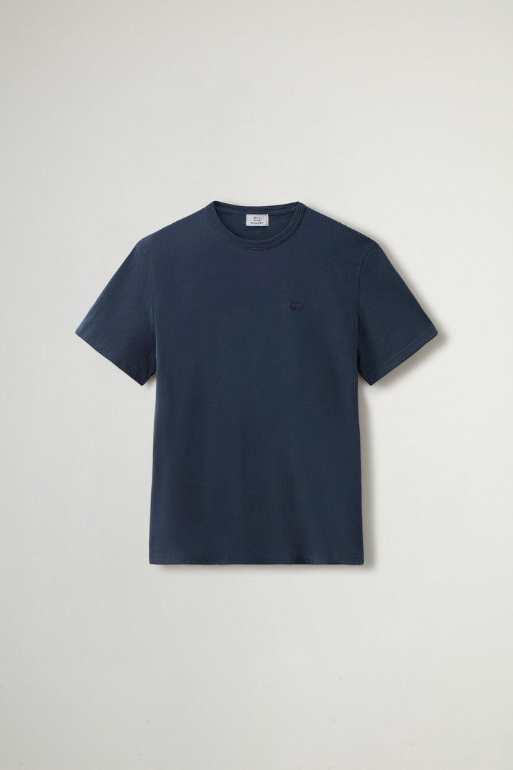 Pure Cotton Sheep T-shirt with Patch (Dark Grey Melange) - Detail View 9