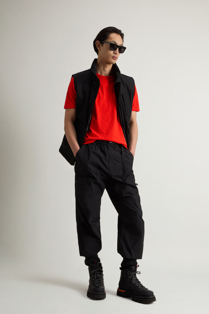 Pure Cotton Sheep T-shirt with Patch (Fiery Red) - Detail View 1
