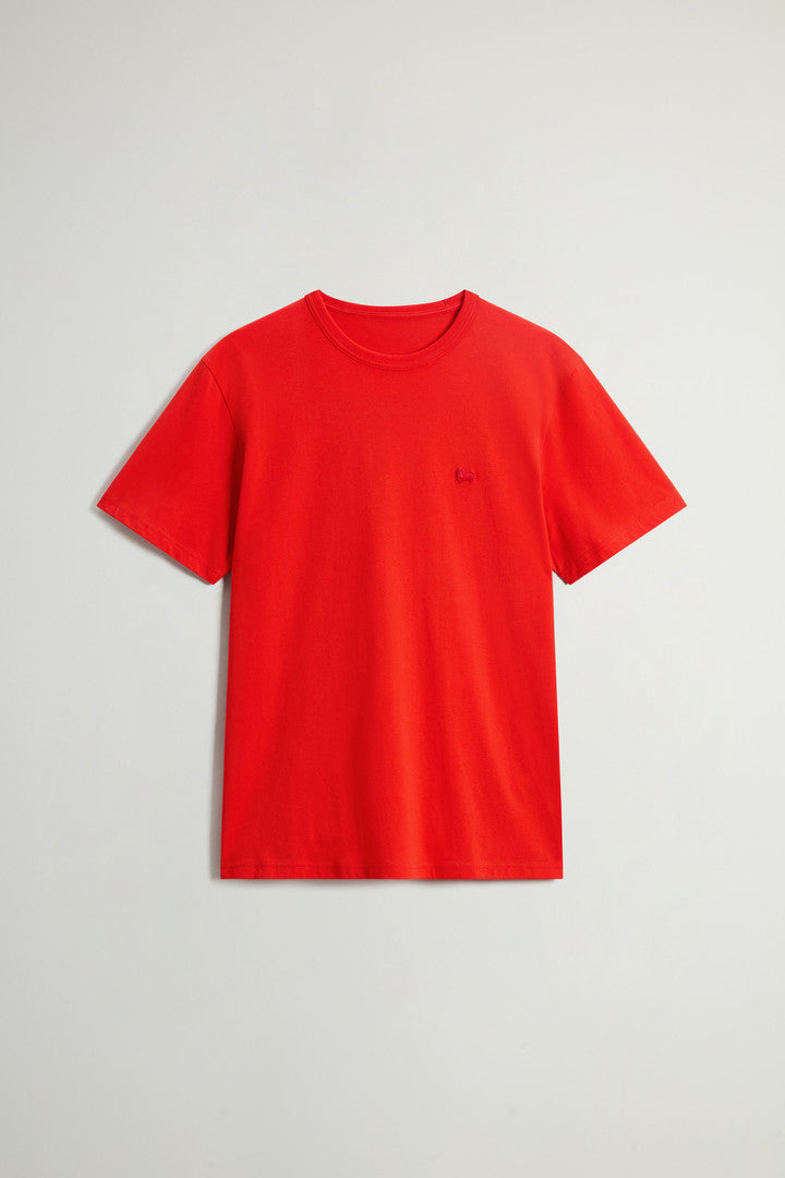 Pure Cotton Sheep T-shirt with Patch (Bright White) - Detail View 9