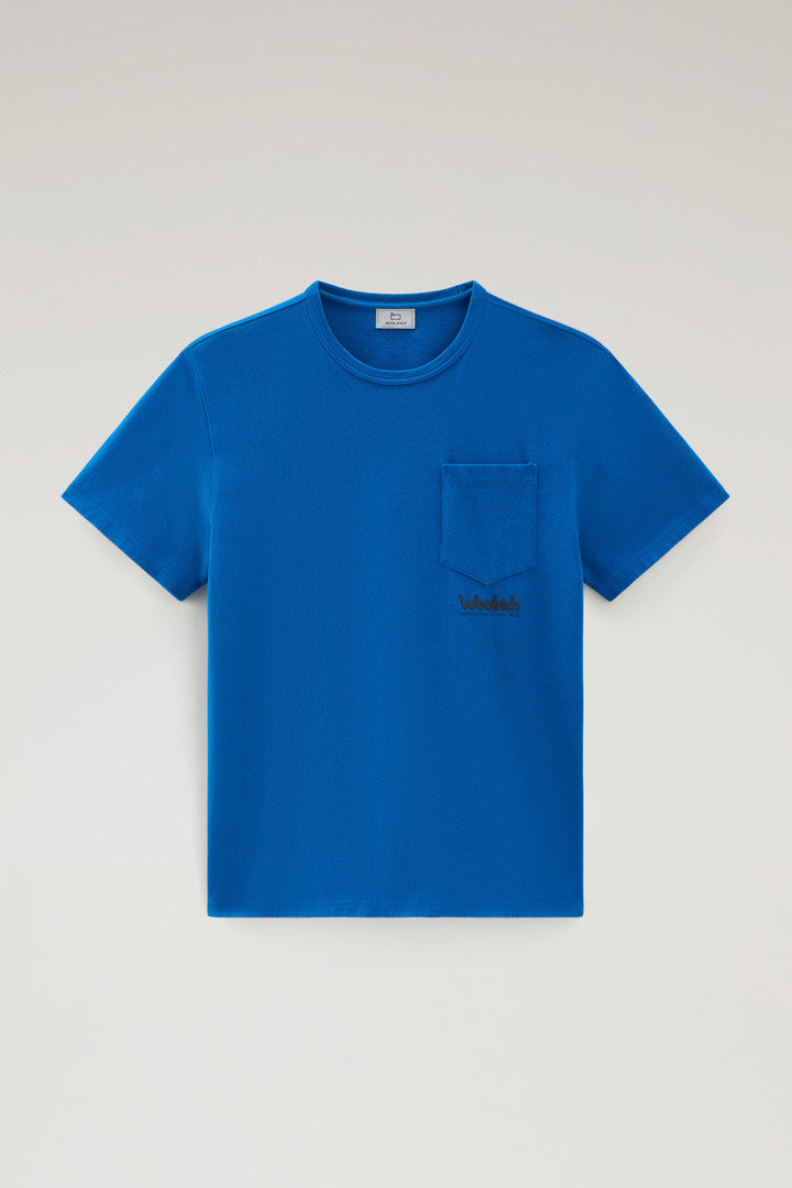 Pure Cotton T-Shirt with Trail Print (Black) - Detail View 4