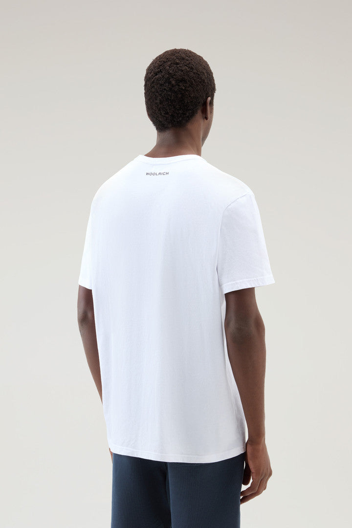 Pure Cotton Nautical Print T-Shirt (Melton Blue) - Detail View 6