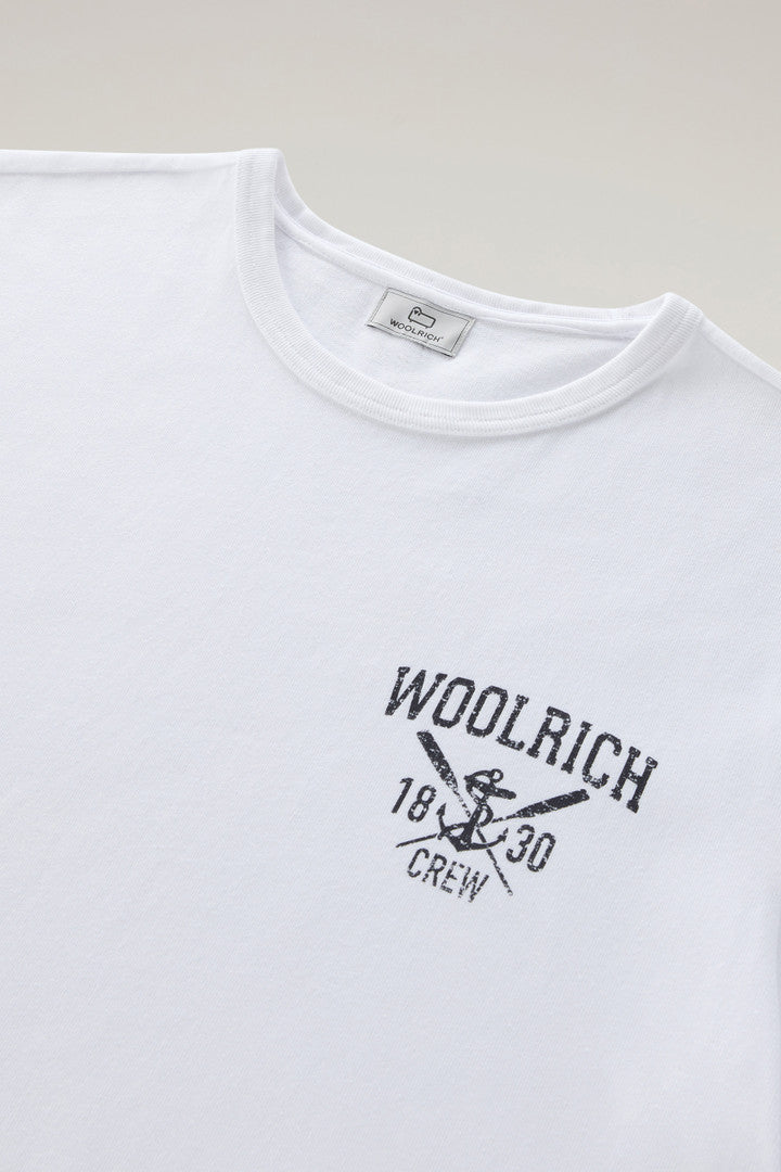 Pure Cotton Nautical Print T-Shirt (Bright White) - Detail View 1