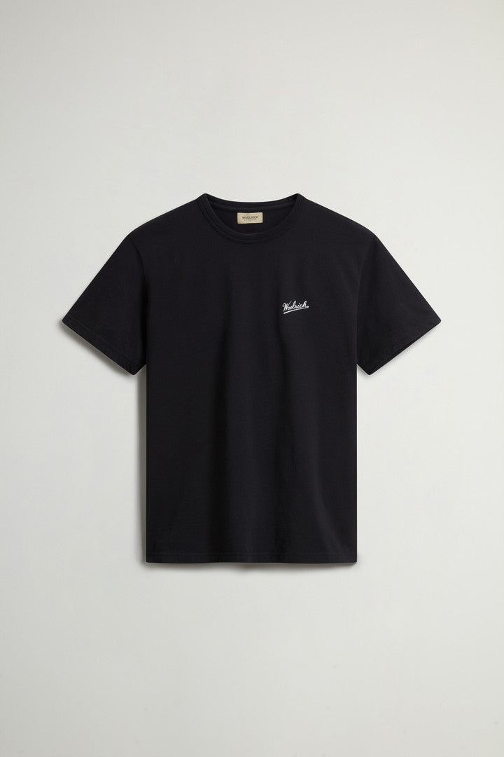 Pure Cotton T-Shirt with Logo (Bright White) - Detail View 4