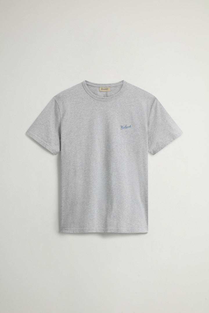 Pure Cotton T-Shirt with Logo (Bright White) - Detail View 4
