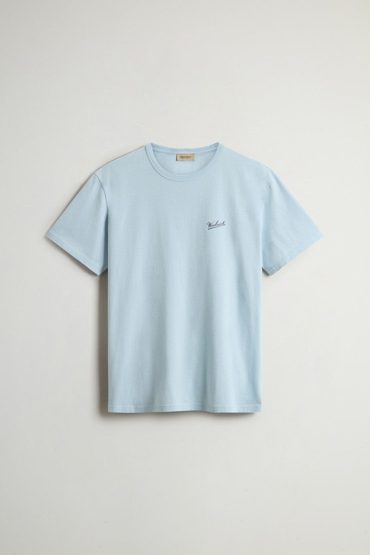 Pure Cotton T-Shirt with Logo (Aviation) - Detail View 8