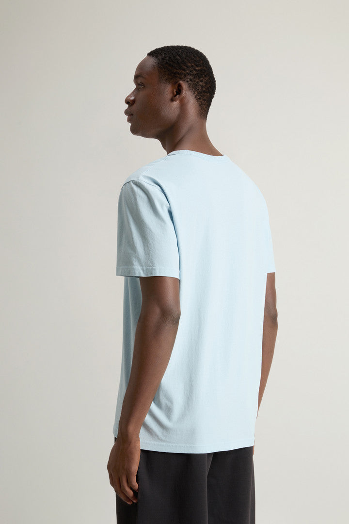 Pure Cotton T-Shirt with Logo (Bright White) - Detail View 2