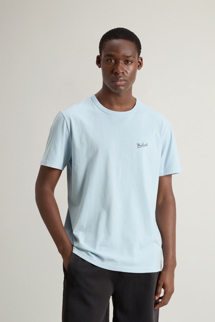 Pure Cotton T-Shirt with Logo (Bright White) - Main View