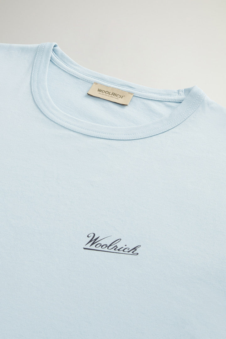 Pure Cotton T-Shirt with Logo (Bright White) - Detail View 5