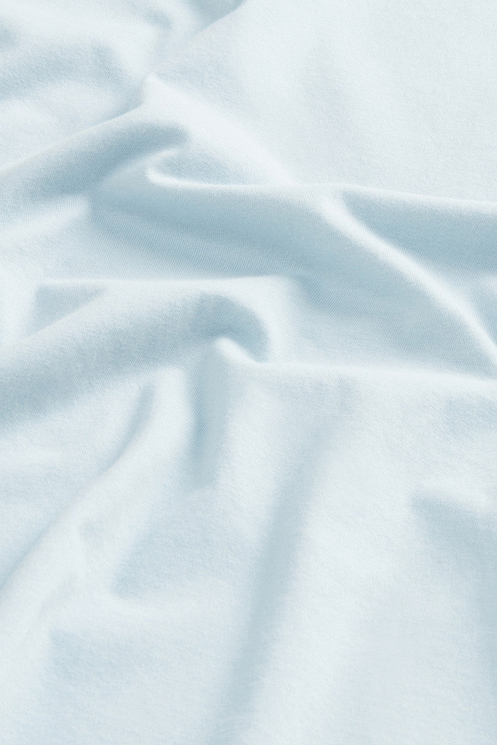 Pure Cotton T-Shirt with Logo (Bright White) - Detail View 6