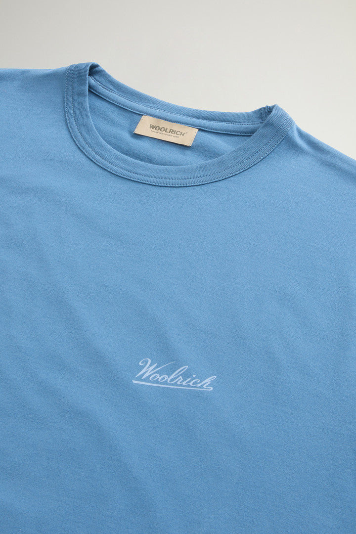 Pure Cotton T-Shirt with Logo (Bright White) - Detail View 5
