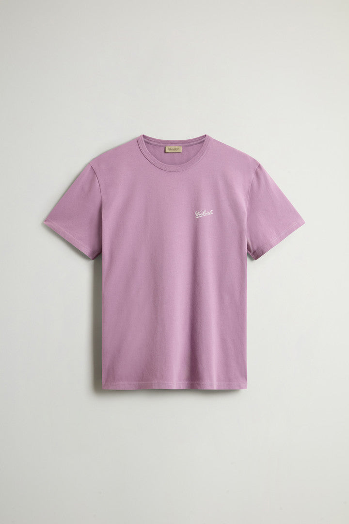 Pure Cotton T-Shirt with Logo (Cypress) - Detail View 7