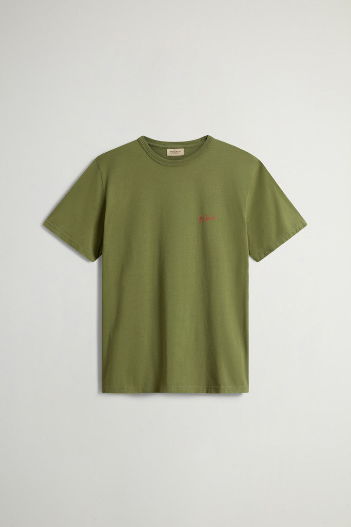 Pure Cotton T-Shirt with Logo (Bright White) - Detail View 4