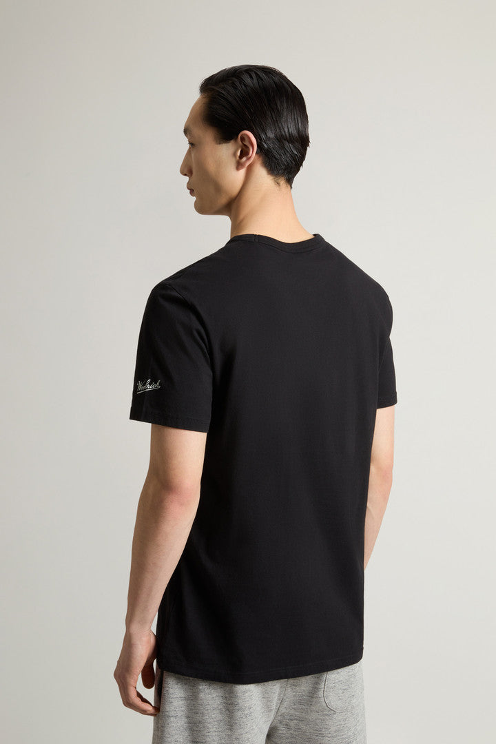 Pure Cotton T-Shirt with Pocket (Bright White) - Detail View 2