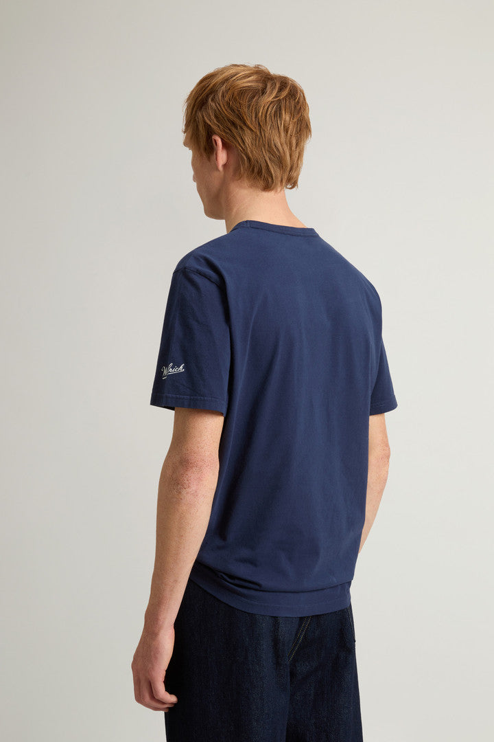 Pure Cotton T-Shirt with Pocket (Bright White) - Detail View 2