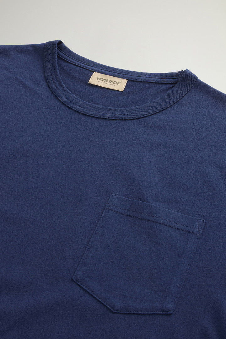Pure Cotton T-Shirt with Pocket (Bright White) - Detail View 5