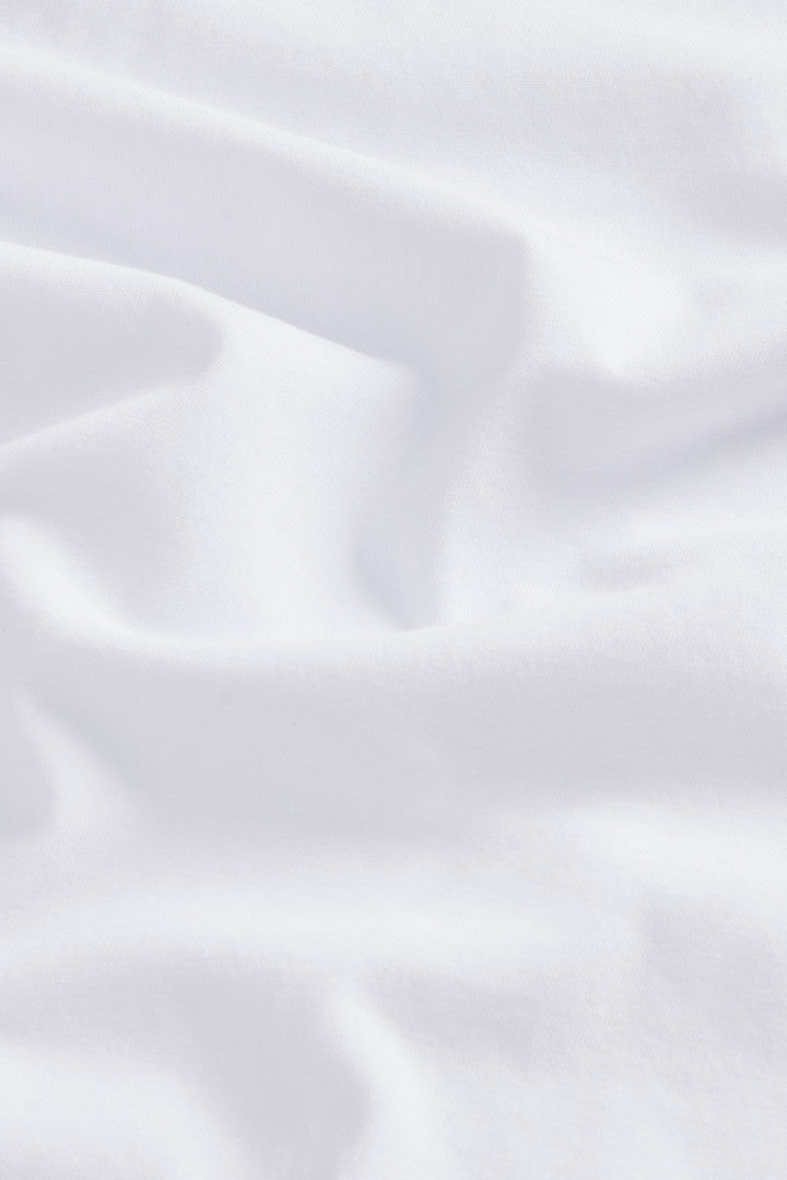 Pure Cotton T-Shirt with Pocket (Bright White) - Detail View 7