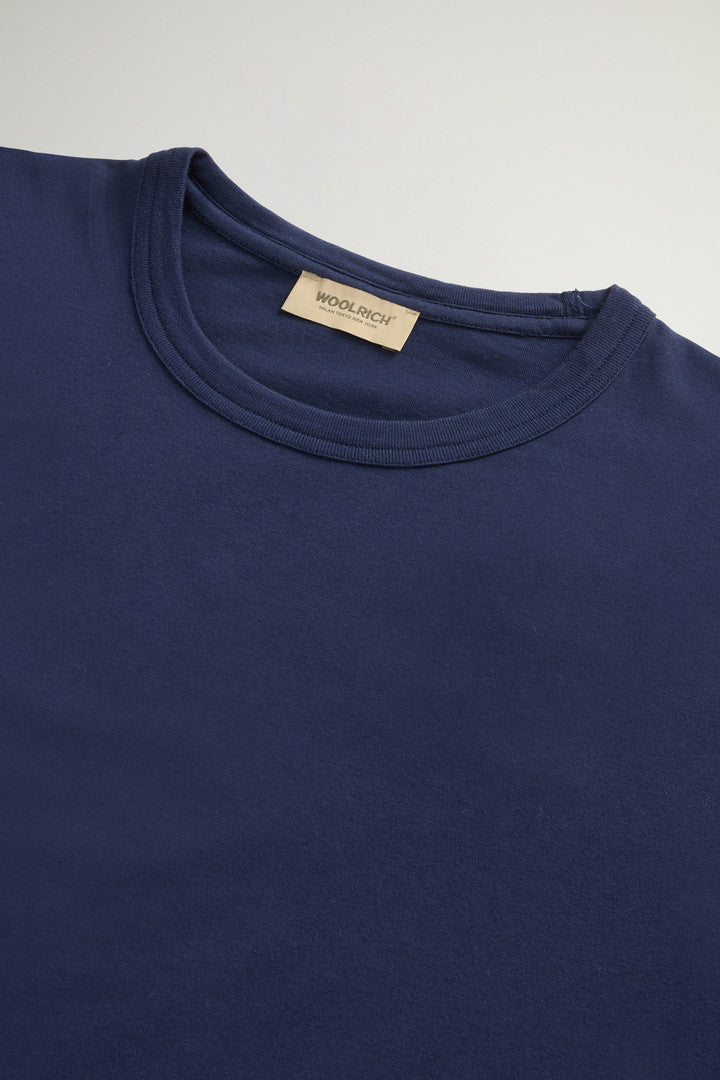 Pure Cotton T-Shirt with Graphic Print (Dream Blue) - Detail View 5