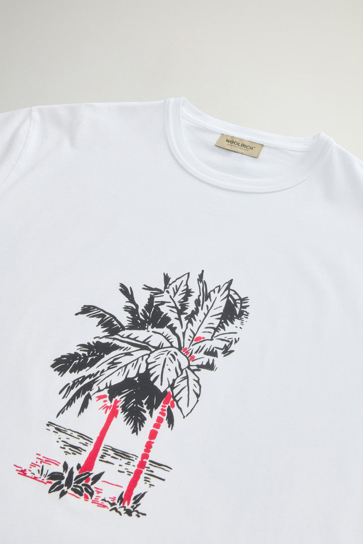 Pure Cotton T-Shirt with Graphic Print (Dream Blue) - Detail View 5