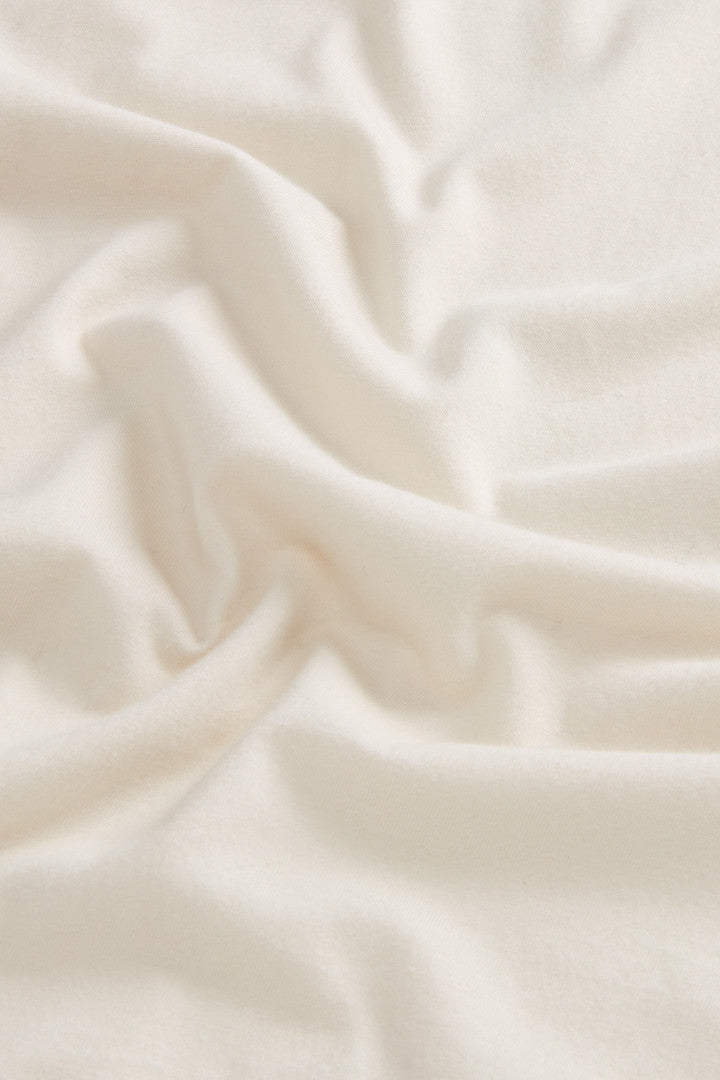 T-shirt in Pure Cotton (Melton Blue) - Detail View 6