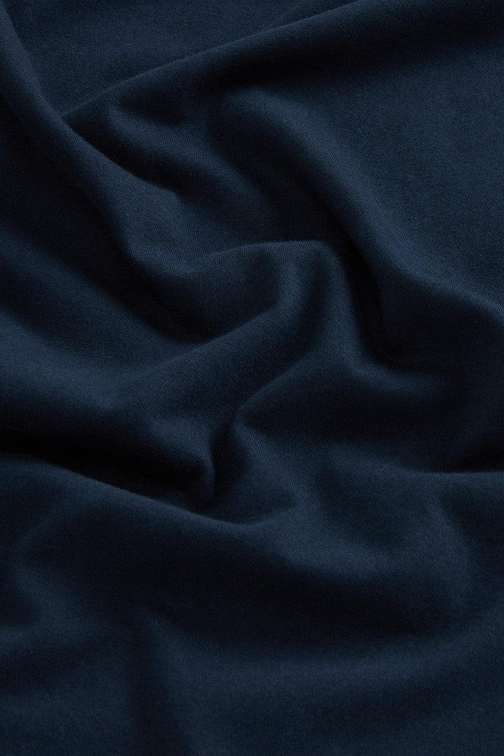 Long-Sleeve T-shirt in Pure Cotton (Jet Stream) - Detail View 5