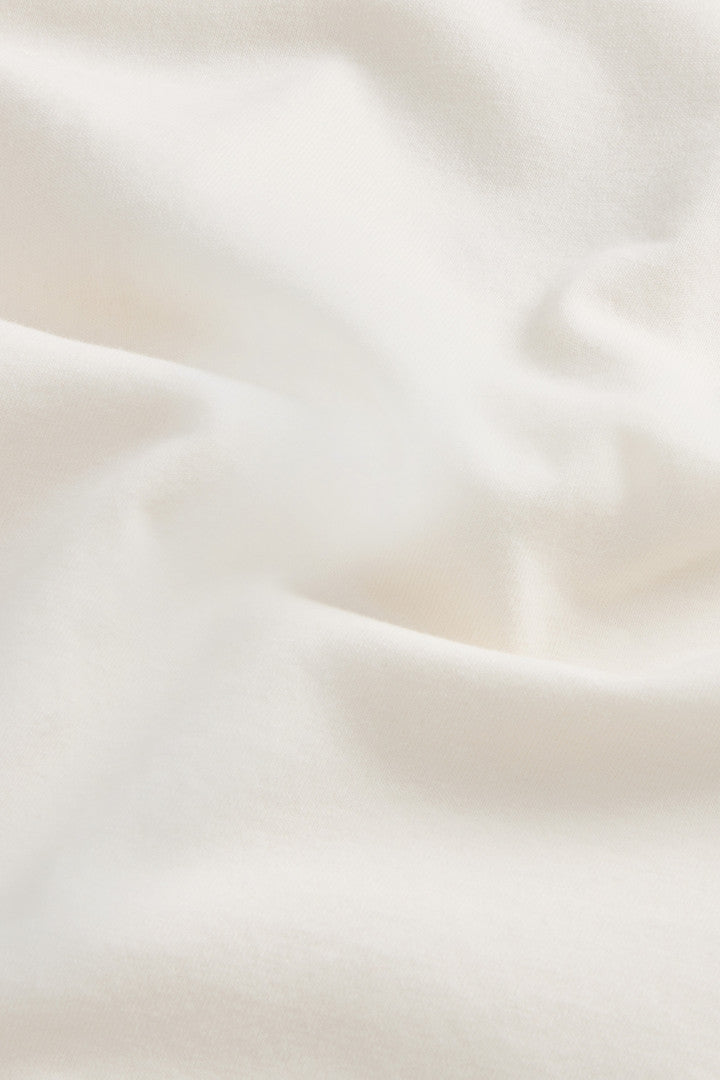 Long-Sleeve T-shirt in Pure Cotton (Melton Blue) - Detail View 6