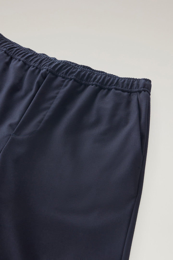 Pants in Vitale Barberis Canonico Virgin Wool Flannel (Charcoal Melange) - Detail View 4