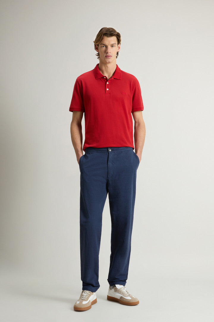 Garment-Dyed Cotton- and Linen-Blend Pants (Feather White) - Detail View 1