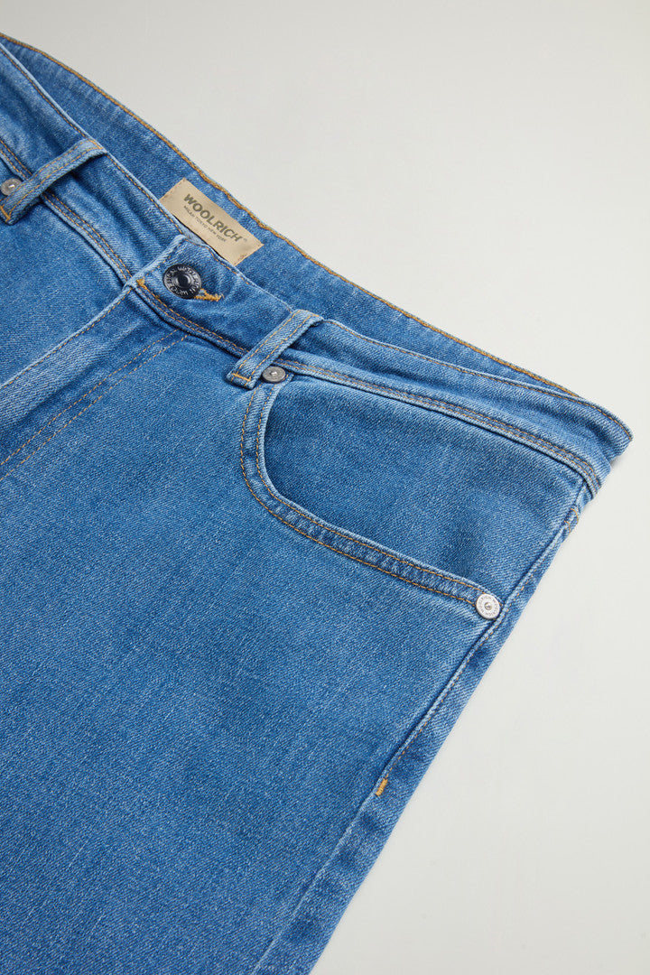 Stretch Denim Jeans (Medium Indigo) - Detail View 5