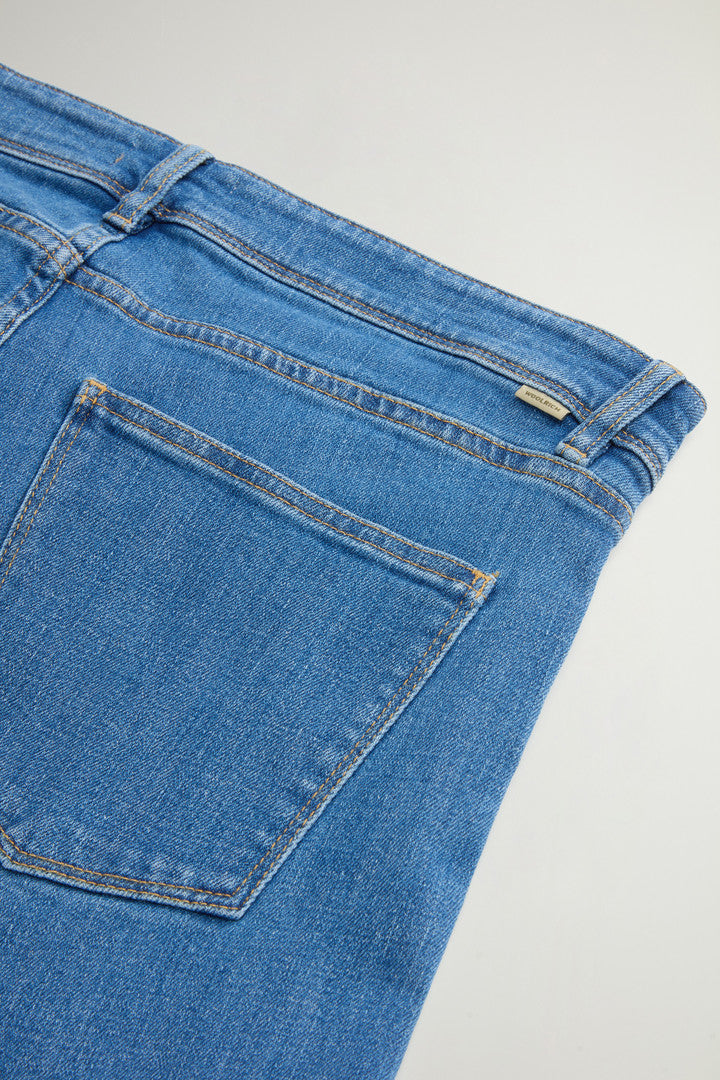 Stretch Denim Jeans (Medium Indigo) - Detail View 6