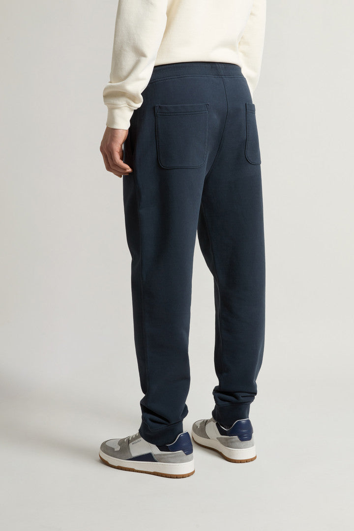 Pure Cotton Fleece Pants (Melton Blue) - Detail View 3