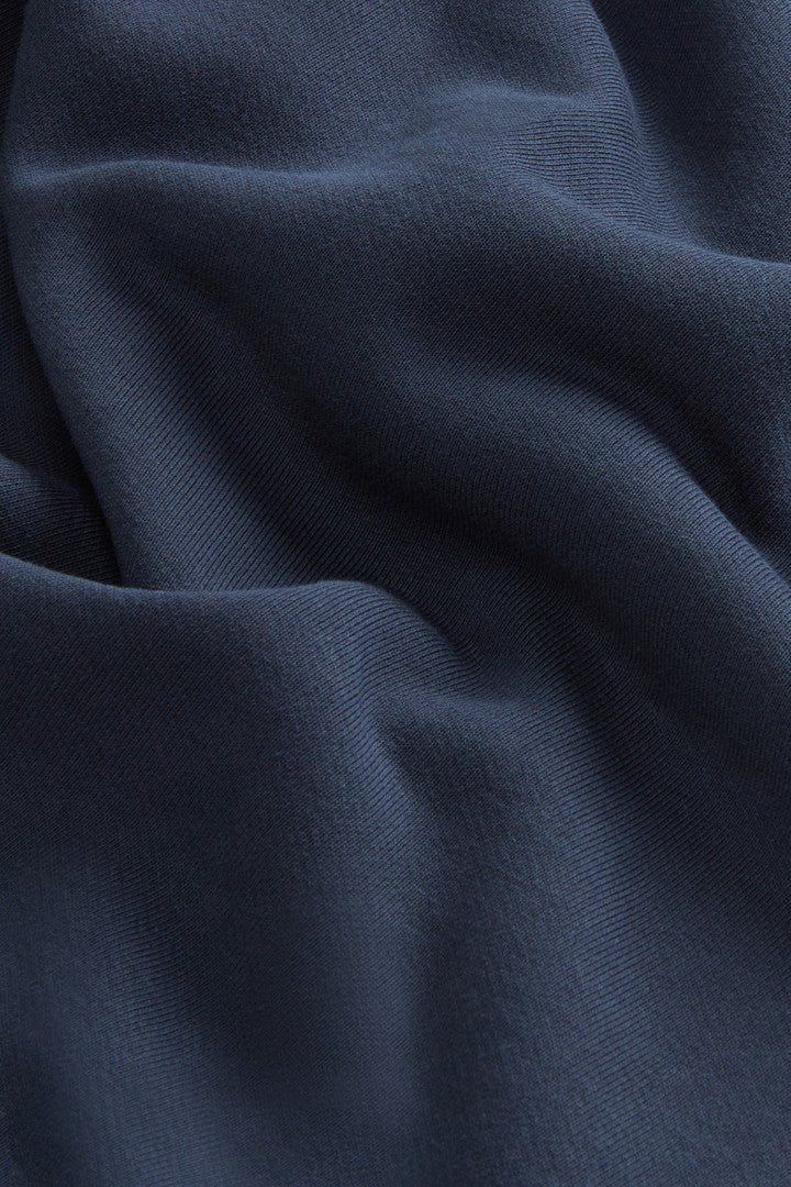 Pure Cotton Fleece Pants (Melton Blue) - Detail View 8