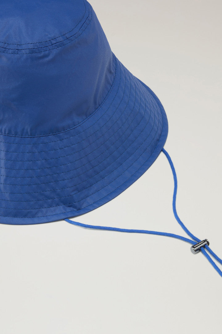 Rain Bucket Hat in a Cotton Nylon Blend (Twilight Blue) - Main View
