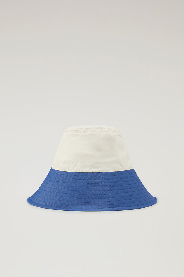 Rain Bucket Hat in a Cotton Nylon Blend (Twilight Blue) - Detail View 1