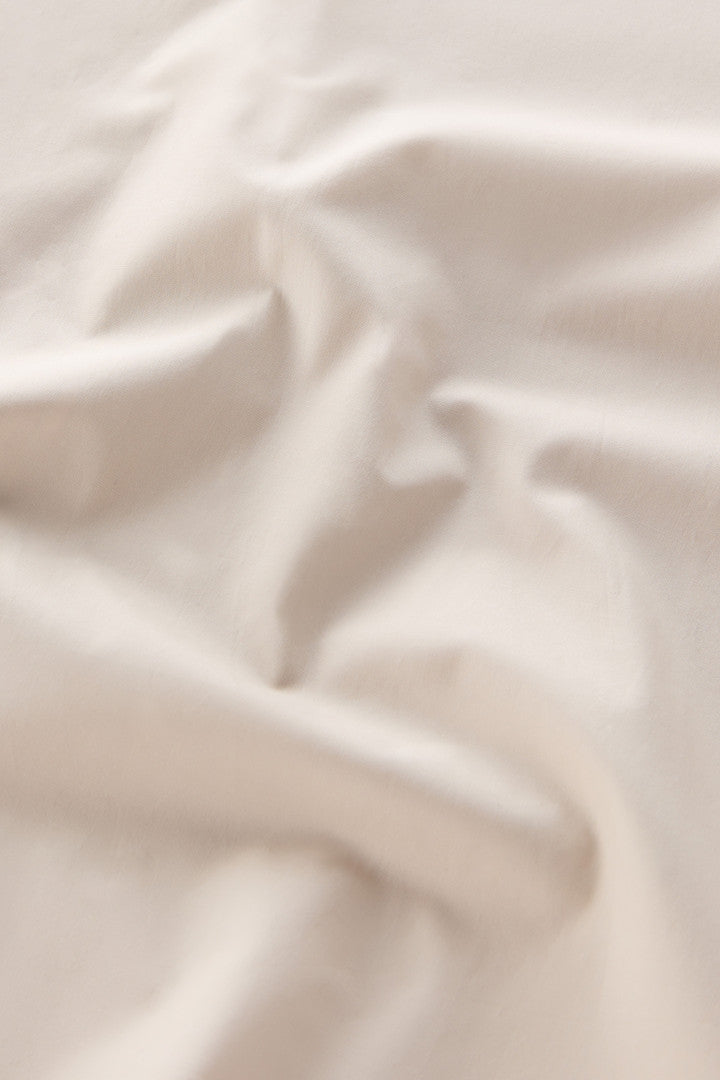 Shirt Dress in Pure Cotton Poplin (Light Oak) - Main View