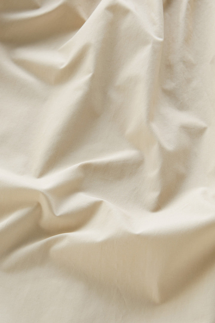Short Dress in Pure Cotton Poplin (Black) - Detail View 4