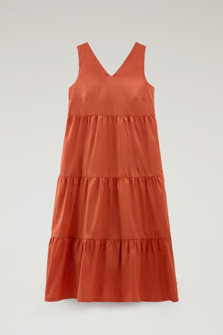Dress in Pure Cotton Poplin (Sage) - Detail View 5