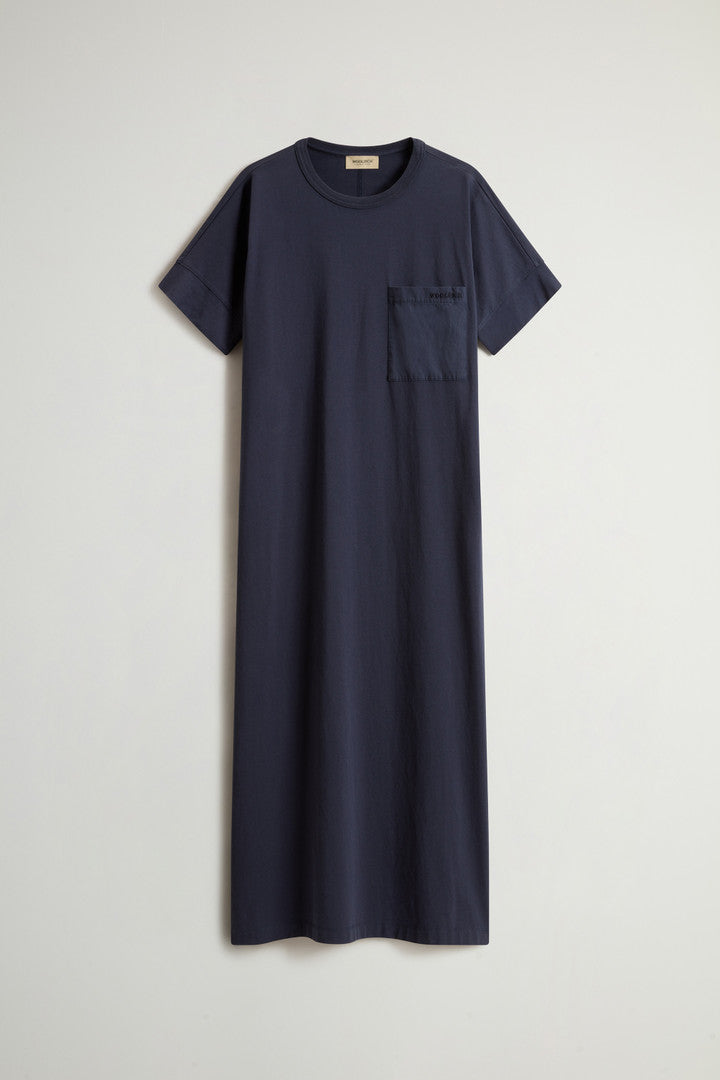 Pure Cotton Dress (Melton Blue) - Main View