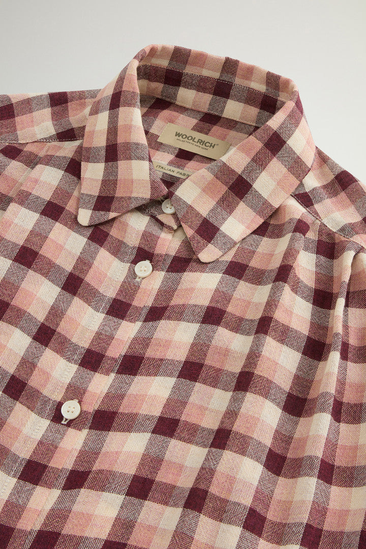 Dress in Italian Brushed Fabric (Elderberry Buffalo) - Detail View 5