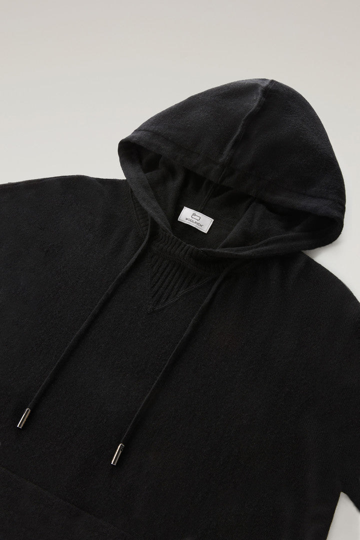 Sweater in Wool Blend with DÃ©gradÃ© Effect (Black) - Detail View 1