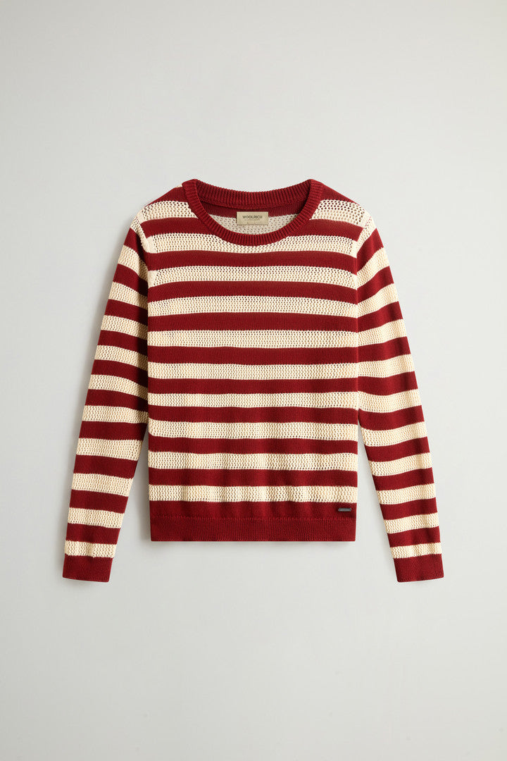 Pure Cotton Crewneck Sweater (Melton Blue) - Detail View 5