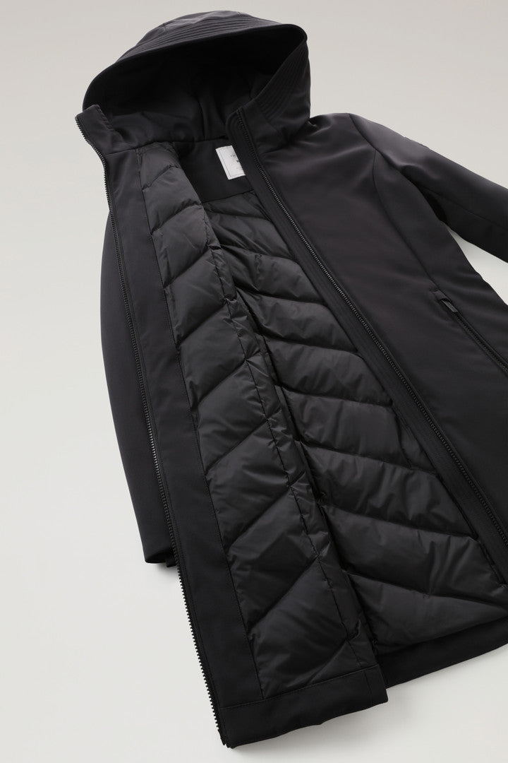 Firth Parka in Softshell (Dark Green) - Detail View 6